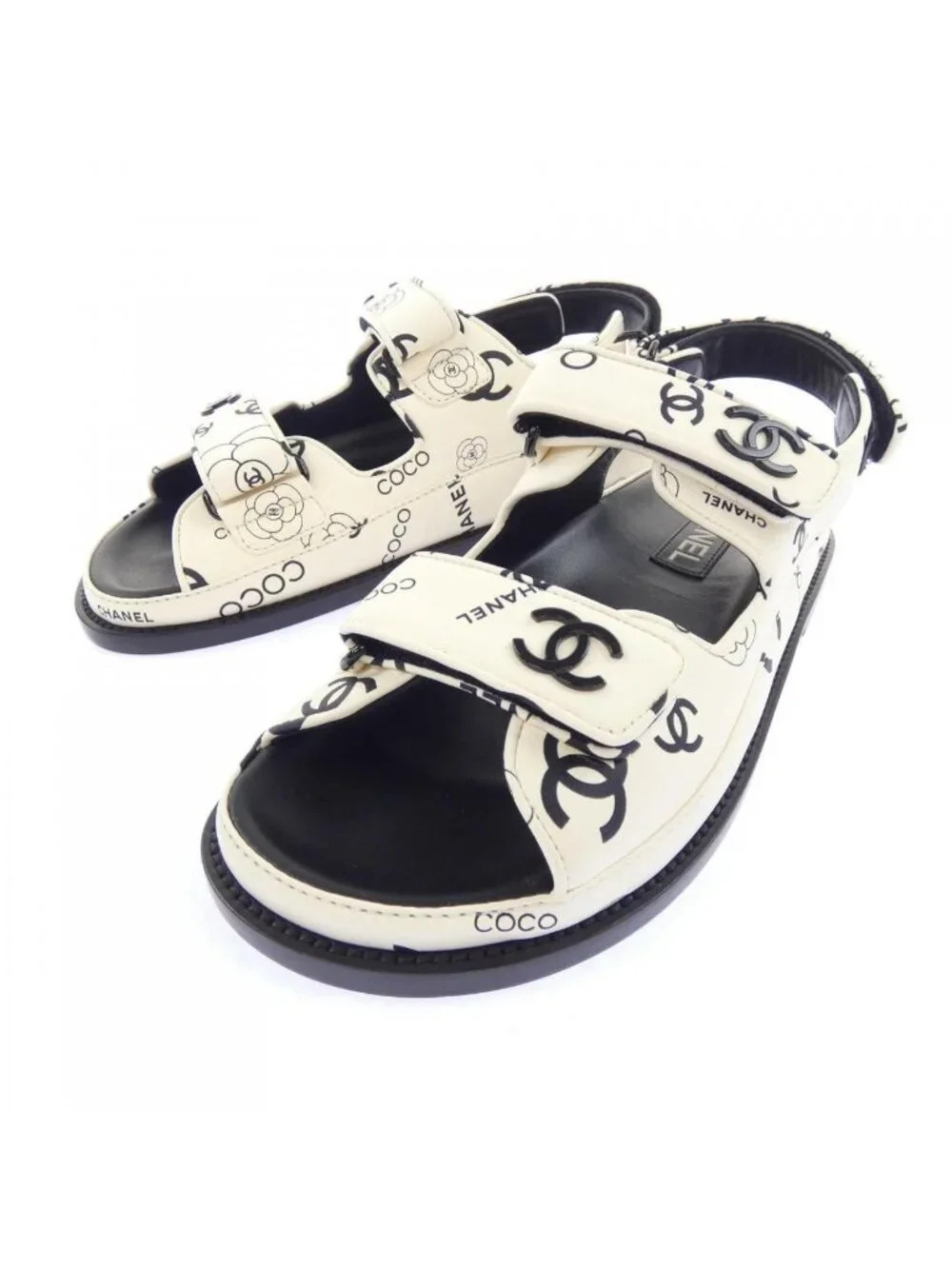 Chanel Sandals Black